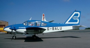 A Baylee charter aircraft in the 1970s - before the days of executive jets