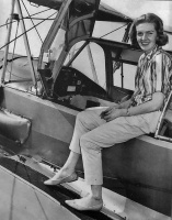 Renowned aviator Sheila Scott was a guest at the 1961 air rally