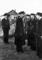 The final German commandant, Admiral Huffmeier, visits Sark