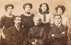 Richard Bragg and his family