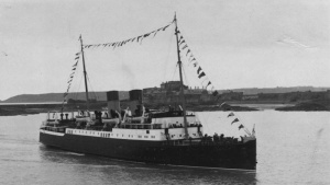 Isle of Jersey maiden voyage in 1930