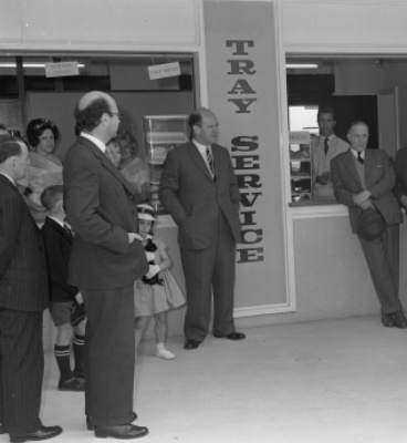 At the official opening of a new West Park Cafe in 1961
