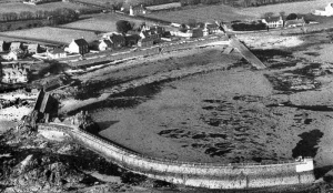 Aerial view of the harbour