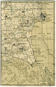 A map of the bay ...