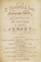 1886 - 1887 - From 1885 Baudoux’s son joined the studio, trading as Baudoux and Son. The backstamp shows this