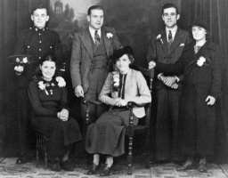 Wedding of Mabel Florence Rowe and Ronald Wilfred Allen in Jersey in 1938