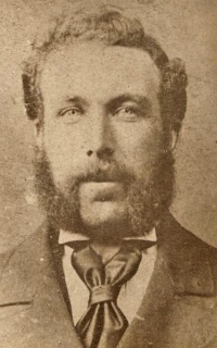 Henry Francis de Gruchy (1848-1907), in 1880. He emigrated to South Africa, where he was a civil engineer and businessman; (Dr and Mrs de Beer, RSA)