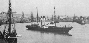 Le Cygne in St Helier Harbour