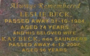 Saunders - St Ouen parish cemetery