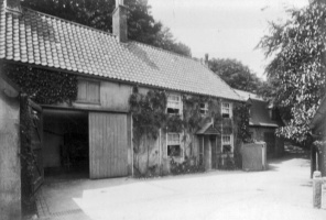 The head gardener's cottage and coach house in 1916