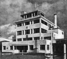 From an advertisement promoting 'Cerrux' which was used on the terminal exterior surfaces