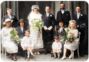 The 1920 Jersey wedding of Walter Richard Moitie (1900-1995), born in Guernsey, and Joyce Bott