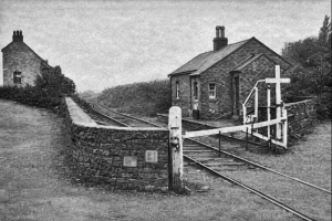 Pontorson Halt, a late addition to the network, in 1927