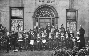 School Orchestra outside Berry House