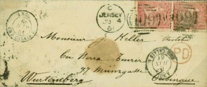 ... and one from Jersey to Germany in 1861