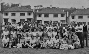 Jersey Telephones staff sports day at Biles Field, First Tower, in 1949