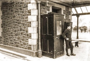 The first Weighbridge telephone box