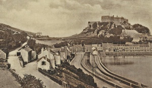 End of the line at Gorey Harbour