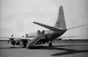 A 'high density' Viscount 701 - Extra seats and less legroom for Channel Islands services