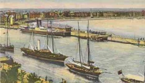 Jersey boat at Weymouth in 1907