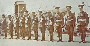 On parade at an annual camp