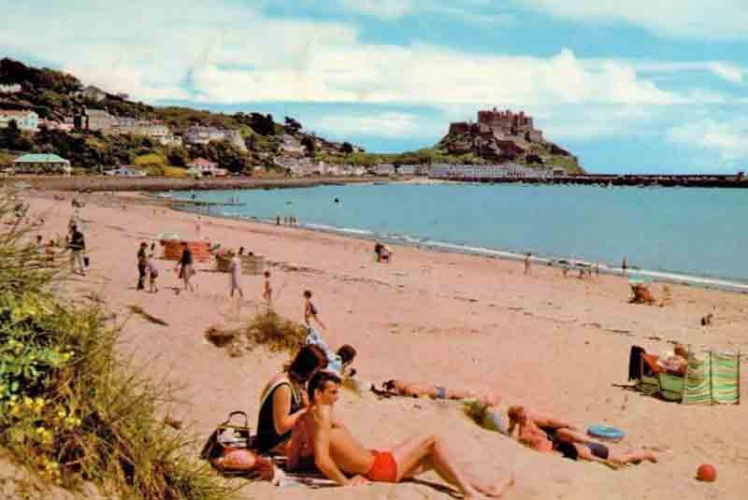 Grouville Bay in the 1970s
