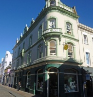 The two buildings which make the corner of Halkett Place and Waterloo Street, although of distinctly different vintages and architectural styles, are a strange match for each other ...