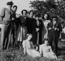 A Le Cuirot family gathering c1939