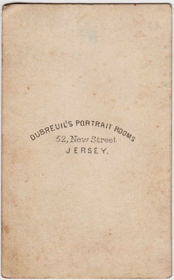 ... and the back of the photograph