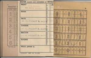 Rationing was still in force long after the Liberation - this book is from the early 1950s