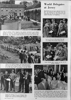 Delegates from worldwide attend a cattle breeders' conference in 1949 Click here to read the details in the Illustrated Sporting and Dramatic News