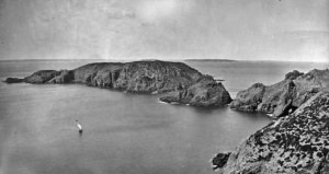 Brecqhou, viewed from Sark, photograph by Philip Godfray