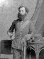 Frederick Shirley de Carteret Bisson, Militia captain