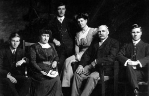 John and Isabella Picot, Francis Raymond, Ernest, Christina and John Lionel