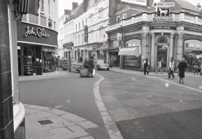 The junction with King Street - 1981 Jersey Evening Post photograph