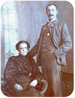 Charles Le Cornu and his second wife Florence, nee Blake
