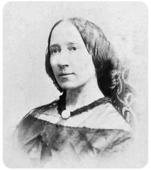 An unidentified Miss Gabourel photographed by Henry Mullins in the mid-19th century [1]