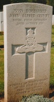 The grave of Great War casualty John Alfred Olivry at Ste Marie Cemetery, Le Havre