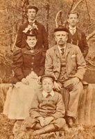 William and Caroline Martin with their children Edwin John, Reginald Frank and James Maynard