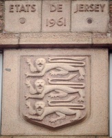 A Jersey crest on the South Hill States offices