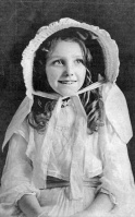 A delightful portrait of an unknown girl in a Jersey bonnet