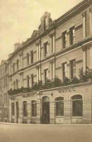 Halkett Hotel in 1909 that later became Martins Bank Chambers. Now the site of States offices called Morier House