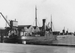 Diamant on the New North Quay during the Occupation