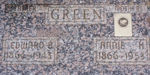 Annie de la Haye Horman's tombstone in Salt Lake City