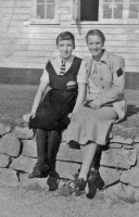 Frances May Gallichan with Pauline Le Fondre