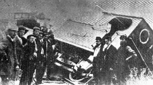 A derailment in 1893