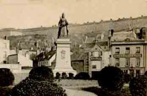 A postcard by H G Allix of the gardens