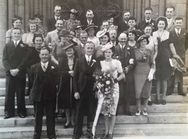 The wedding of Cyril Le Clercq and Amelie, nee Le Clercq