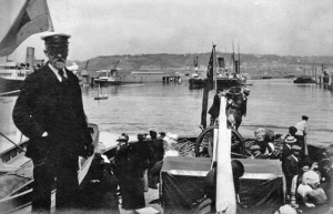 This is supposedly the ss Southampton, but we are uncertain