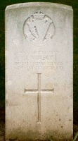 The grave of Great War casualty John Vibert at Guillemont Road Cemetery, Guillemont
